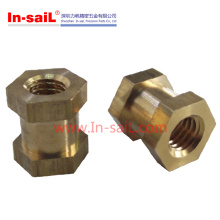 Brass Hex Head Thereed Insert Nut pour Motorcyle